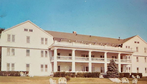 Portage Point Resort (Portage Point Inn) - Vintage Postcard (newer photo)